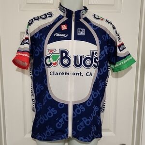 Santini SMS Men's Cycling 3 Pocket Jersey Made in Italy Size XXL